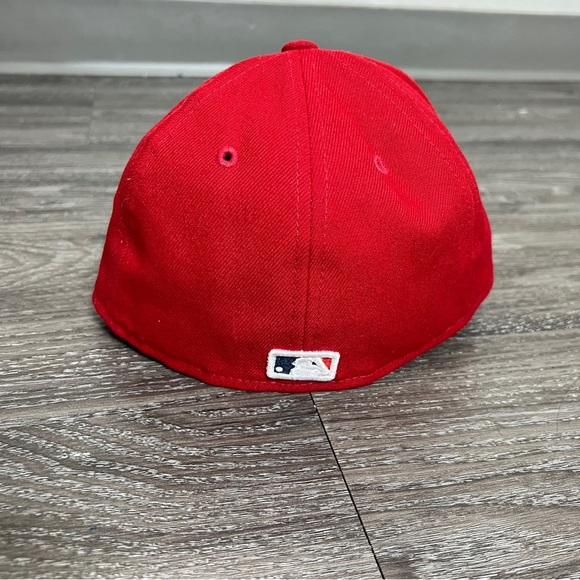 St. Louis Cardinals New Era Red Baseball Cap with Logo Size 6 7/8 - Picture 3 of 8